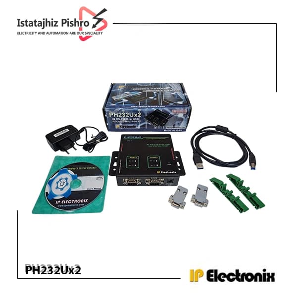 مبدل USB به سریال RS232 دو پورته مدل PH232Ux2 — تصویر ۸