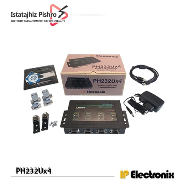 مبدل USB به سریال RS232 چهار پورته مدل PH232Ux4 — تصویر ۸