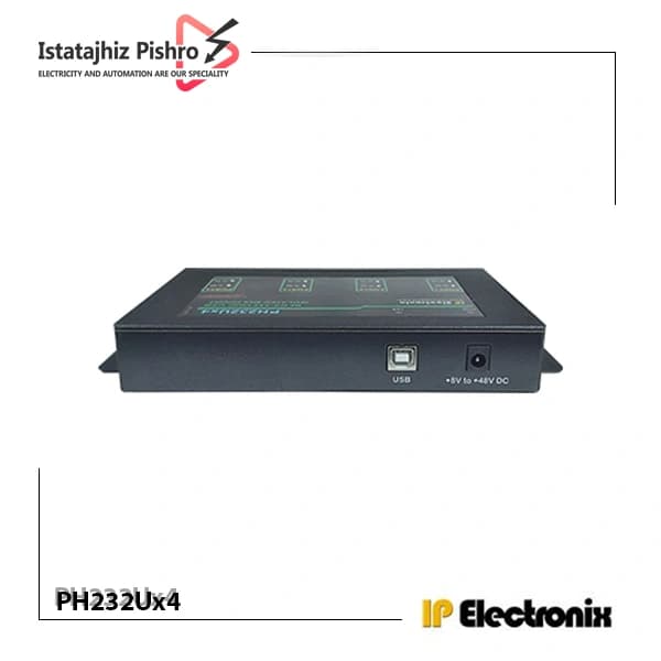مبدل USB به سریال RS232 چهار پورته مدل PH232Ux4 — تصویر ۶