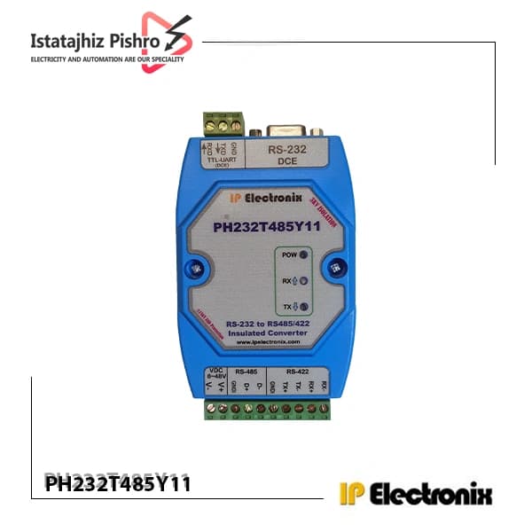 مبدل سریال RS232/TTL USART به RS485/RS422 مدل PH232T485Y11 — تصویر ۳