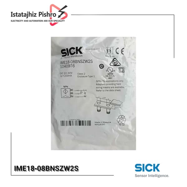 سنسور القایی sick مدل IME18-08BNSZW2S — تصویر ۵