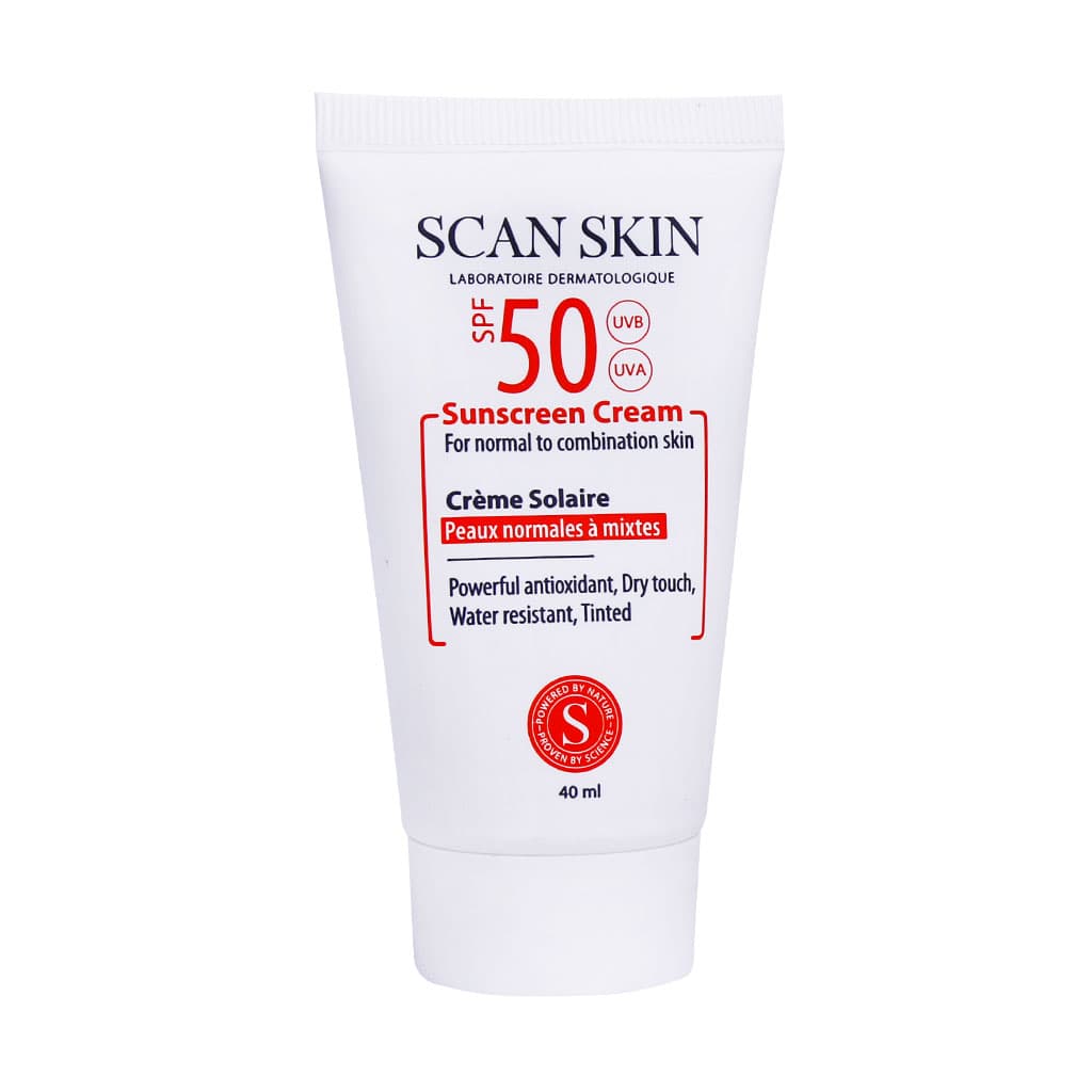 کرم ضد آفتاب SPF۵۰ پوست نرمال تا مختلط اسکن اسکین 40 میلی لیتر