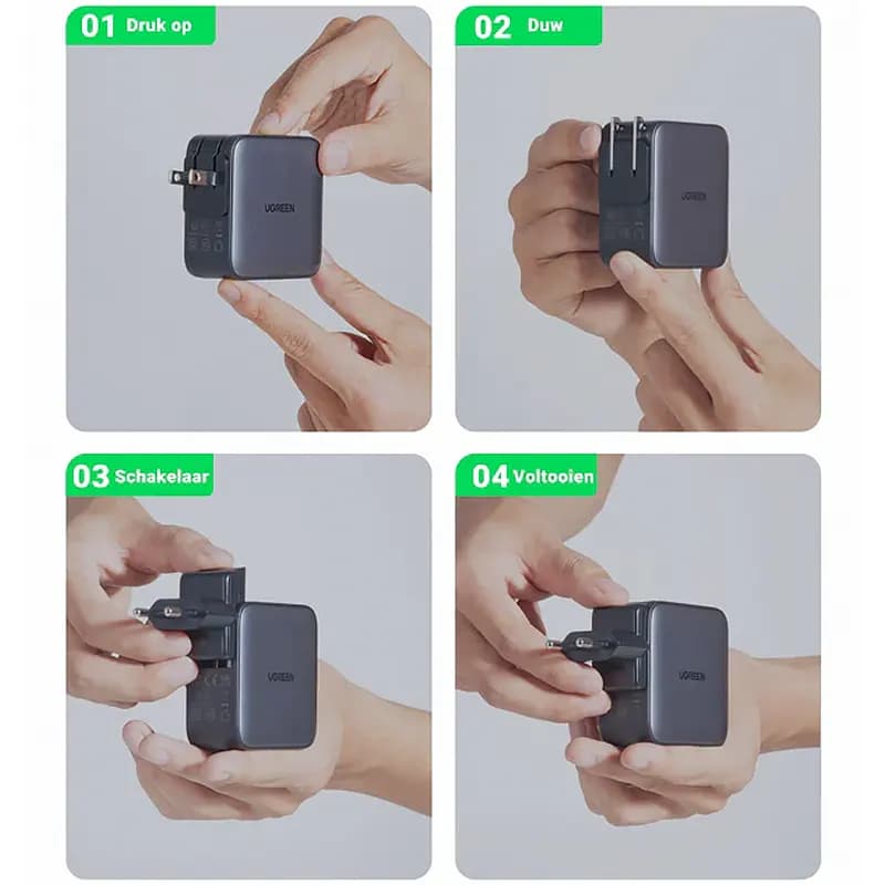 شارژر دیواری یوگرین مدل UGREEN CD296 — تصویر ۶