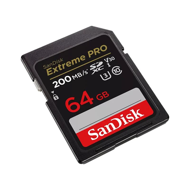مموری کارت سن دیسک مدل SanDisk extreme pro sd ظرفیت 64 گیگ — تصویر ۲