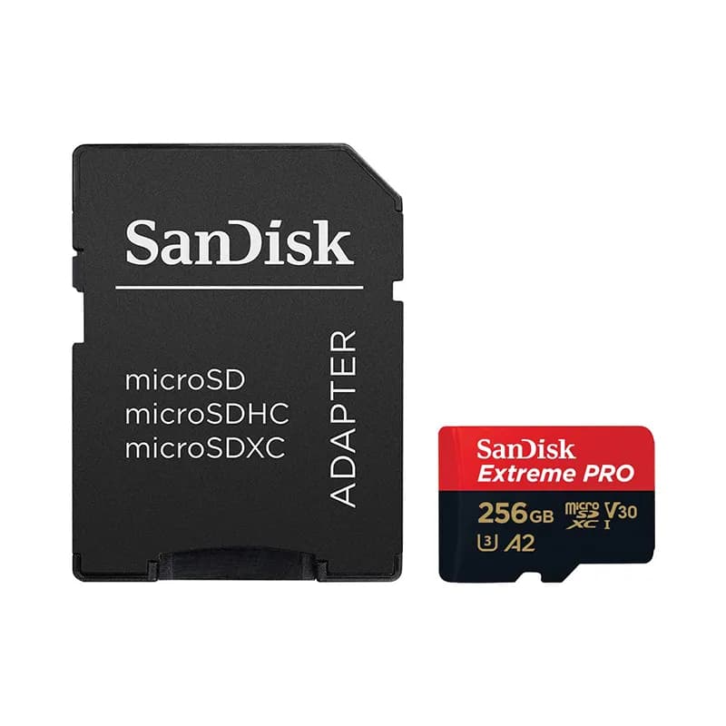 مموری کارت سن دیسک مدل SanDisk extreme pro micro sd ظرفیت 256 گیگ — تصویر ۳