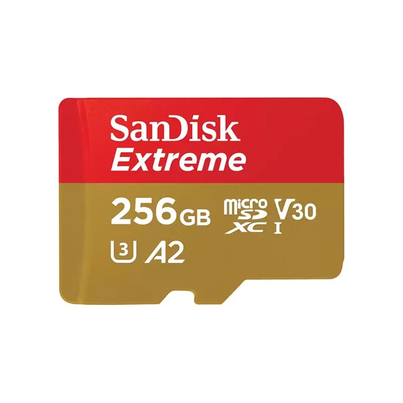 مموری کارت سن دیسک مدل SanDisk extreme micro sd ظرفیت 256 گیگ