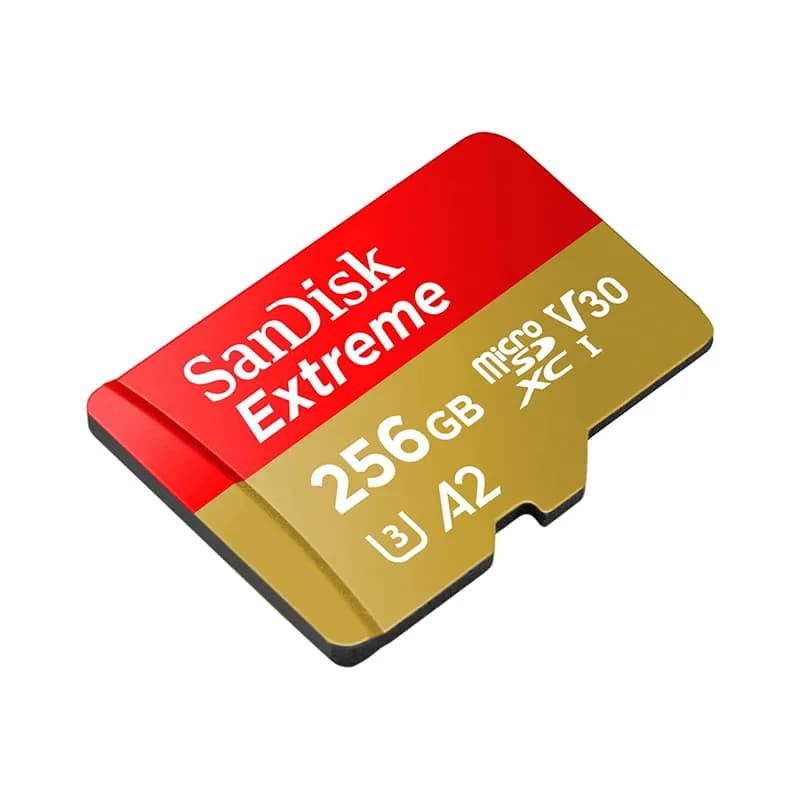 مموری کارت سن دیسک مدل SanDisk extreme micro sd ظرفیت 256 گیگ — تصویر ۲