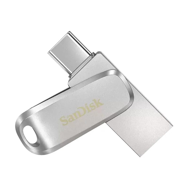 فلش مموری سن دیسک مدل SanDisk dual drive luxe ظرفیت 128 گیگابایت