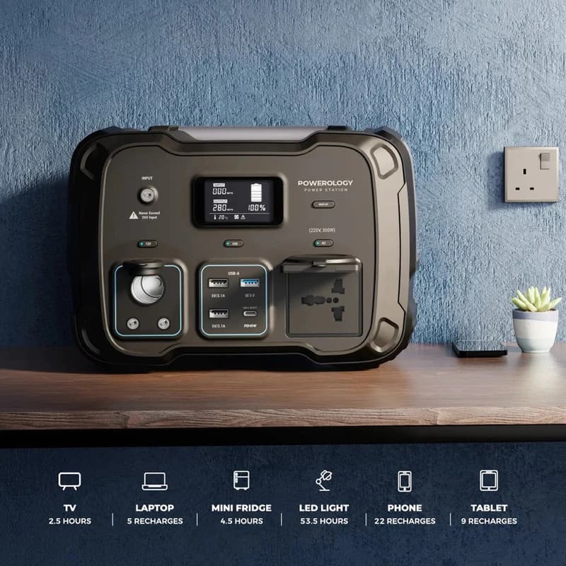 پاوربانک پاورولوجی مدل power Generator ظرفیت 78000 میلی آمپر ساعت — تصویر ۳
