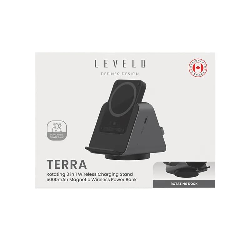 استند شارژ لولو مدل LEVELO LVLTWCSPBK — تصویر ۶