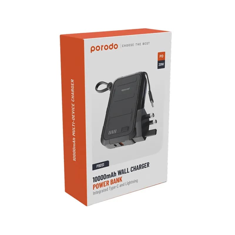 پاوربانک پرودو مدل PORODO PD-PBFCH051-BK — تصویر ۵
