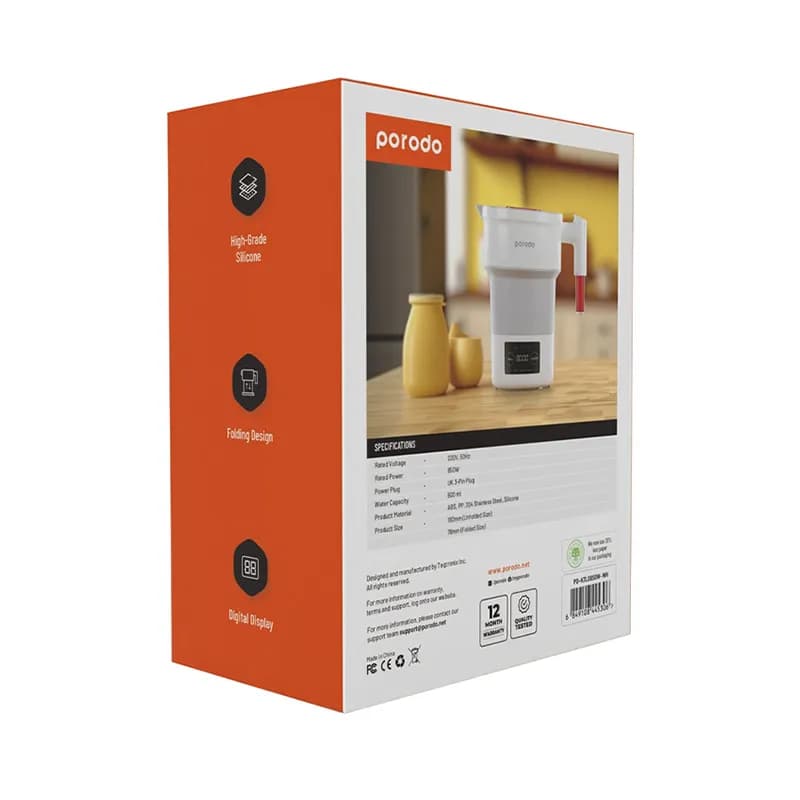 کتری برقی پرودو PORODO PD-KTLD850W-WH — تصویر ۳