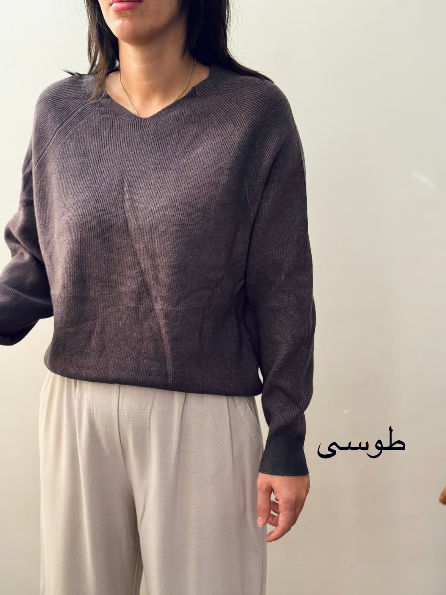 بلوز یقه گرد | فریسایز | 6 رنگ متنوع — تصویر ۴
