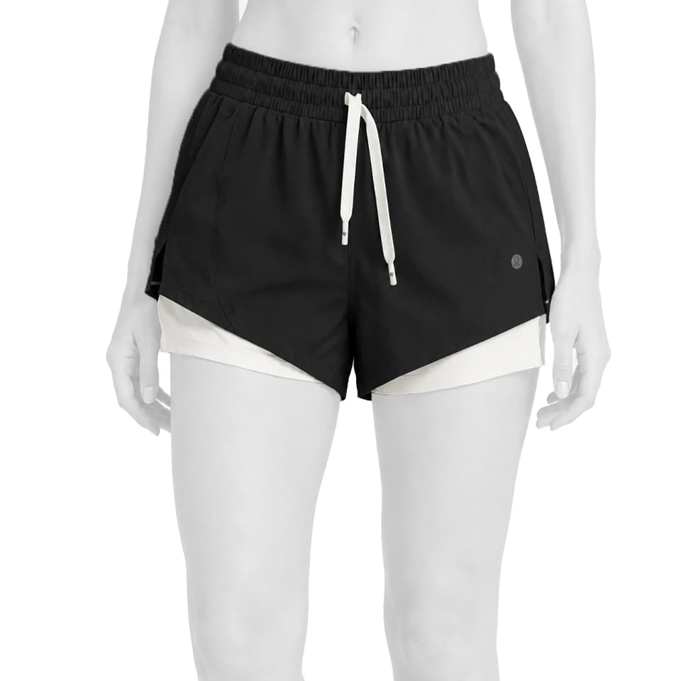 شورتک ورزشی زنانه کشاله دار مدل لولولمون lululemon کد 403318 — تصویر ۴