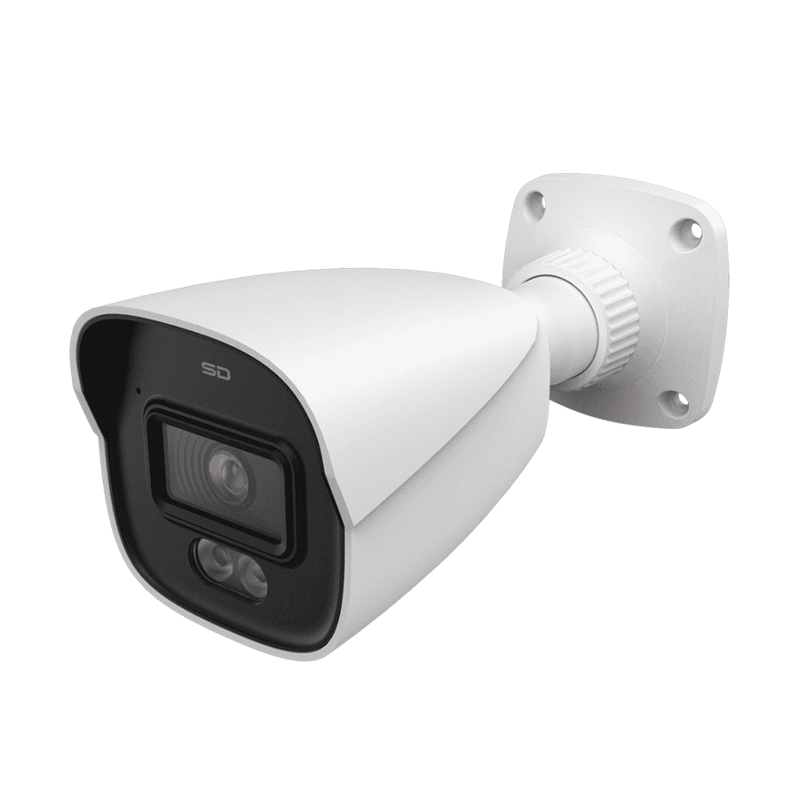 دوربین تحت شبکه 4 مگاپیکسل بولت فول کالر سیماران مدل SM-IP4412CV2-W