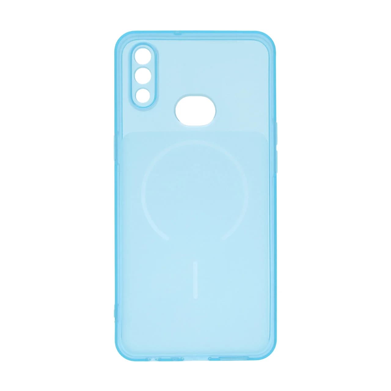 قاب ژله ای شفاف مستطیلی طرح مگ سیف محافظ لنزدار Samsung Galaxy A10s — تصویر ۲