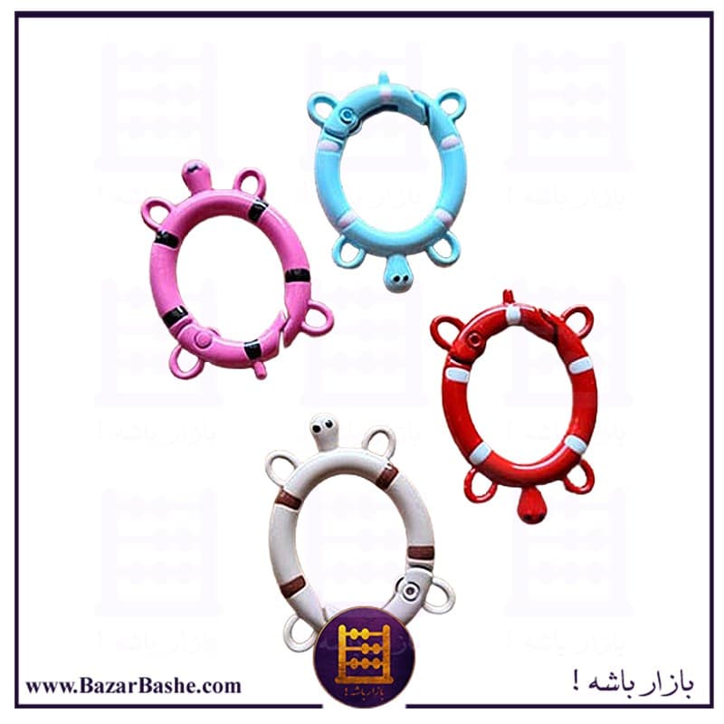 مدبر کارابین طرح لاکپشت بسته 5 عددی — تصویر ۳