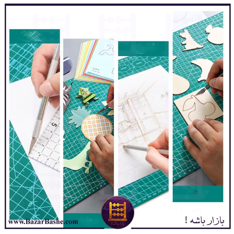 صفحه برش چینی مناسب چرم و پارچه ضخامت 2.5 میل سایز A4 و A3 — تصویر ۳