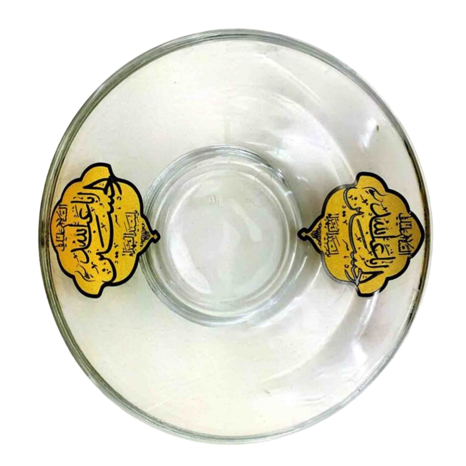 نعلبکی بلوری بزرگ تلما قطر 12-السلام علیک یا اباعبدالله الحسین ع-6تایی طرح جدید کد 102790