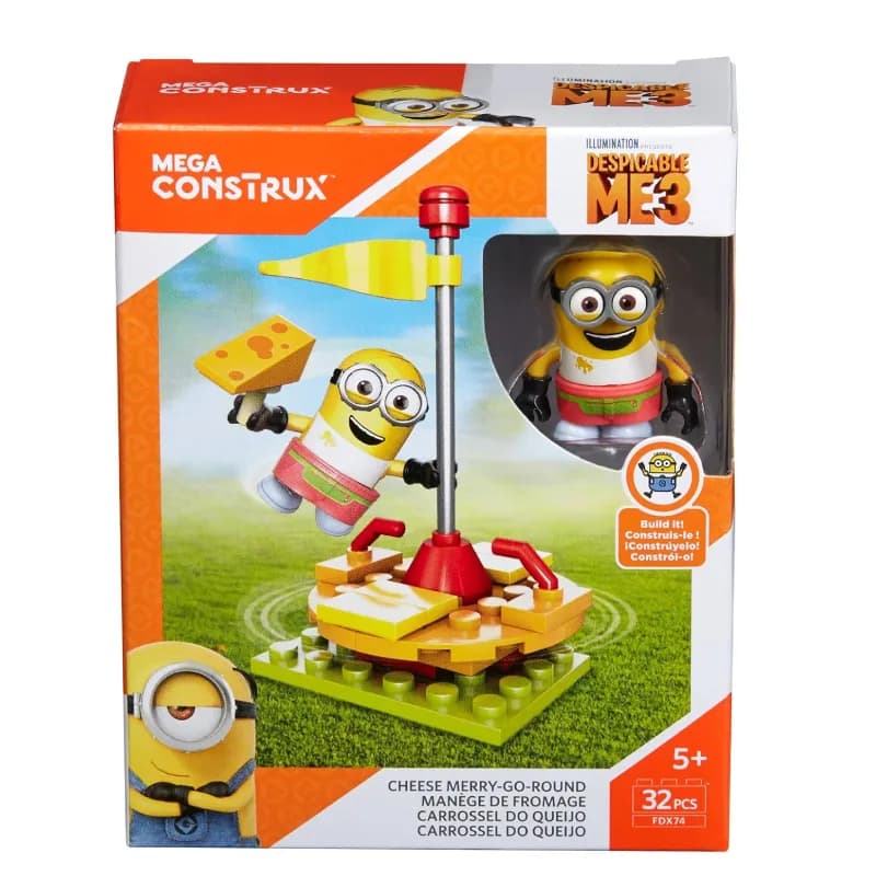 پک ساختنی مینیون مدل Minions The Cheese Carousel کد Fdx72Mat — تصویر ۵