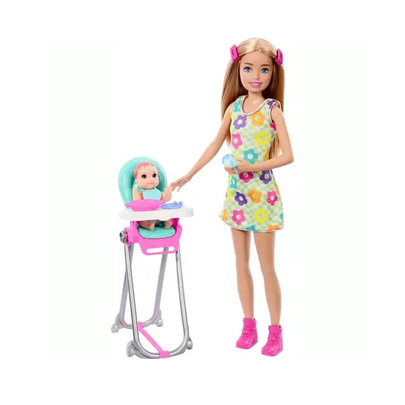 عروسک باربی مدل Barbie Skipper Babysitters کدFHY97MAT — تصویر ۳