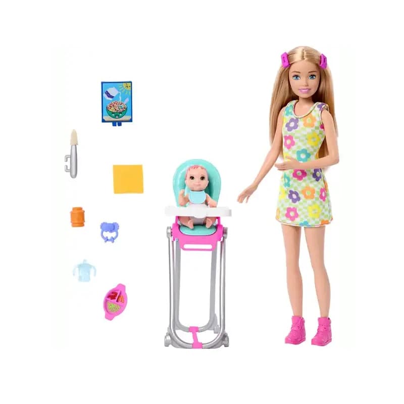 عروسک باربی مدل Barbie Skipper Babysitters کدFHY97MAT — تصویر ۲