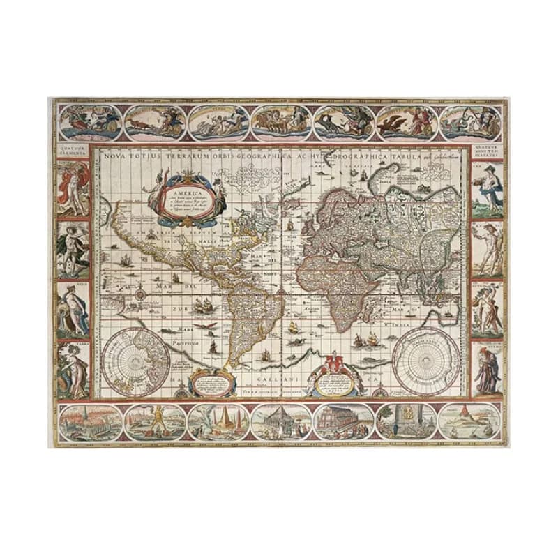 پازل 2000 تکه رونزبرگر طرح map of the world from 1650 کد 16633 — تصویر ۲