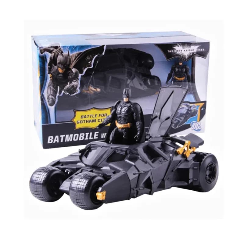 ماشین بتمن مدل Batmobile with BATMAN همراه با فیگور