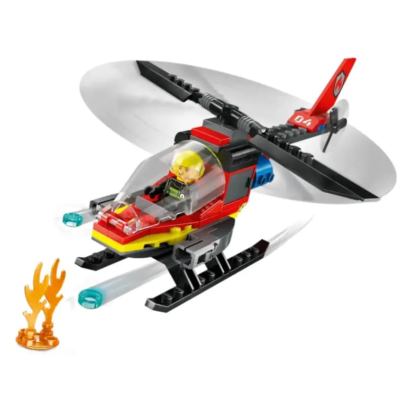 لگو Fire Rescue Helicopter سری سیتی کد 60411 — تصویر ۳