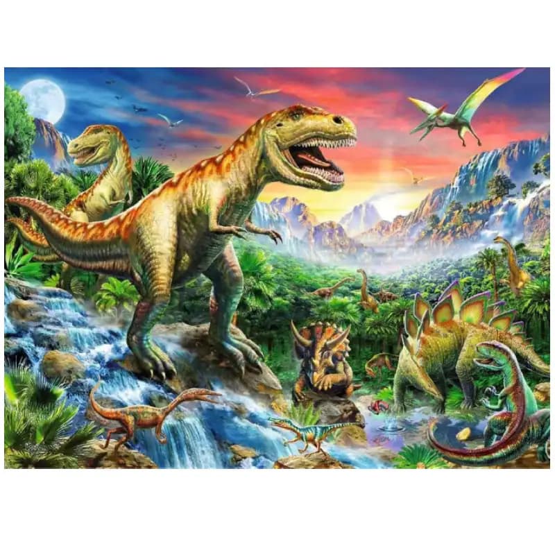 پازل 100 تکه رونزبرگر طرح Dinosaurs کد 10665 — تصویر ۲