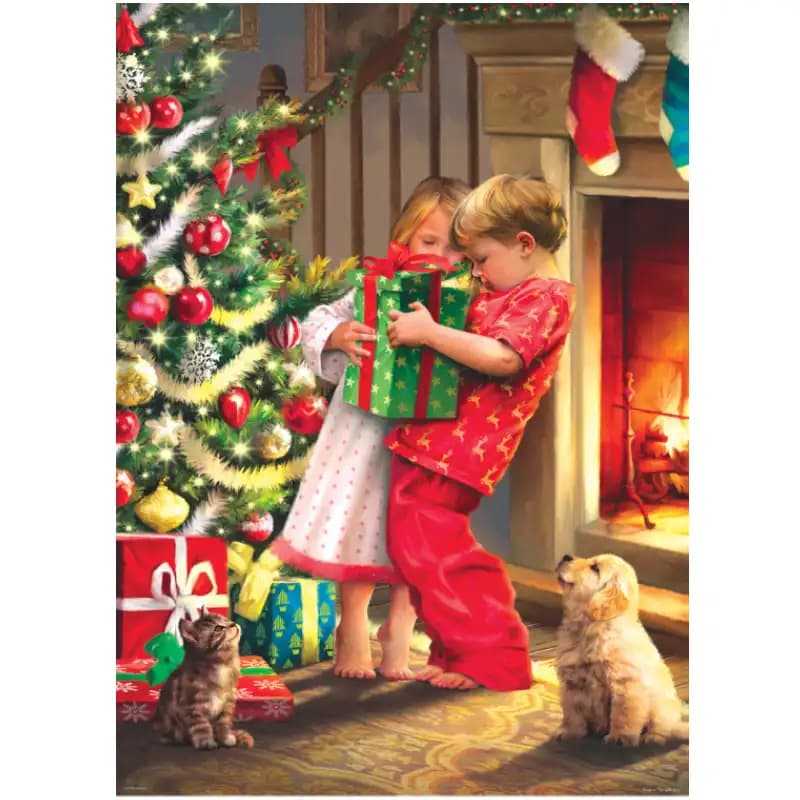 پازل 1000 تکه یوروگرافیک طرح Christmas Surprise کد 5640 — تصویر ۲