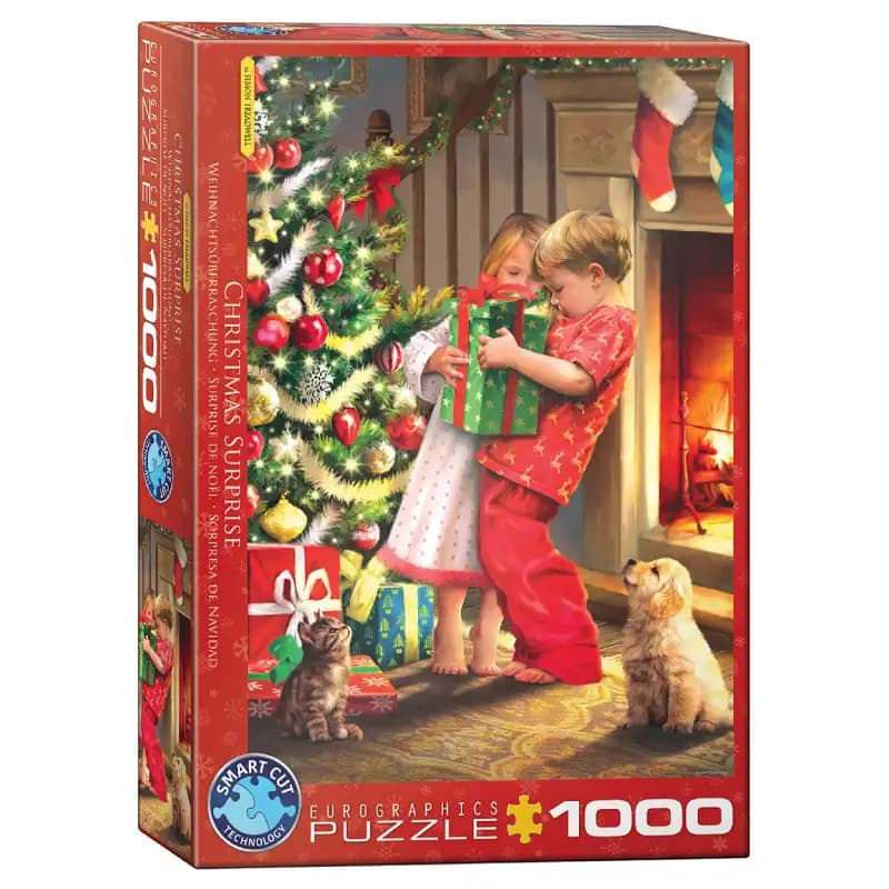 پازل 1000 تکه یوروگرافیک طرح Christmas Surprise کد 5640