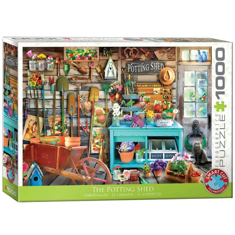 پازل 1000 تکه یوروگرافیک طرح The Potting Shed کد 5346