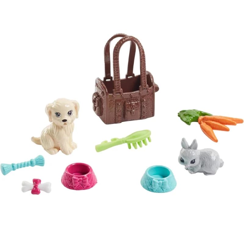 عروسک باربی مدل Barbie Dolls and Pets — تصویر ۶