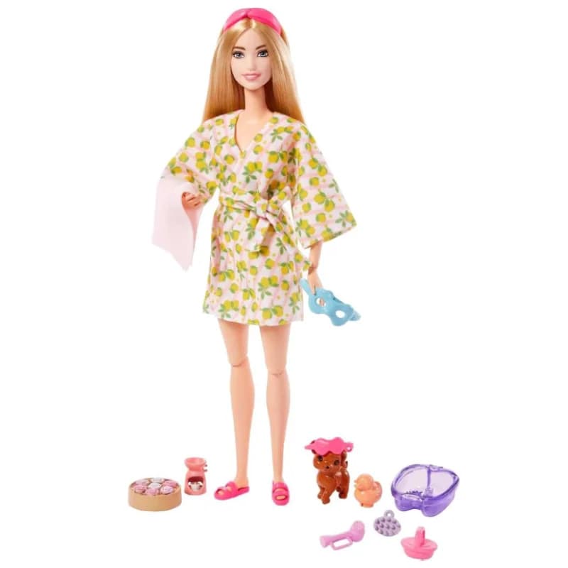 عروسک باربی مدل Barbie Wellness Doll Spa & Meditation — تصویر ۵