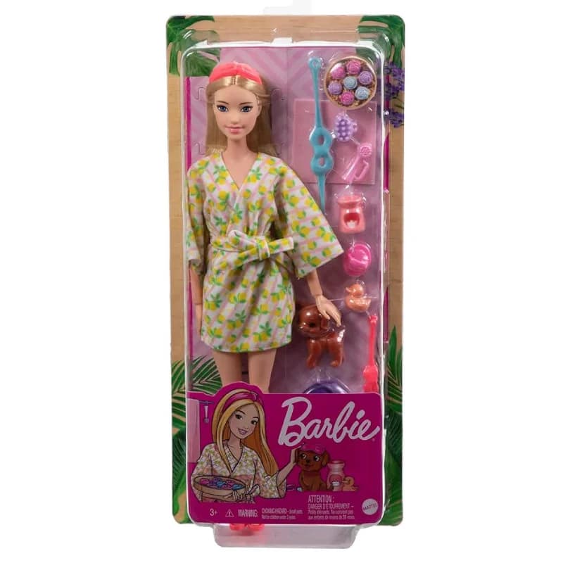 عروسک باربی مدل Barbie Wellness Doll Spa & Meditation — تصویر ۳