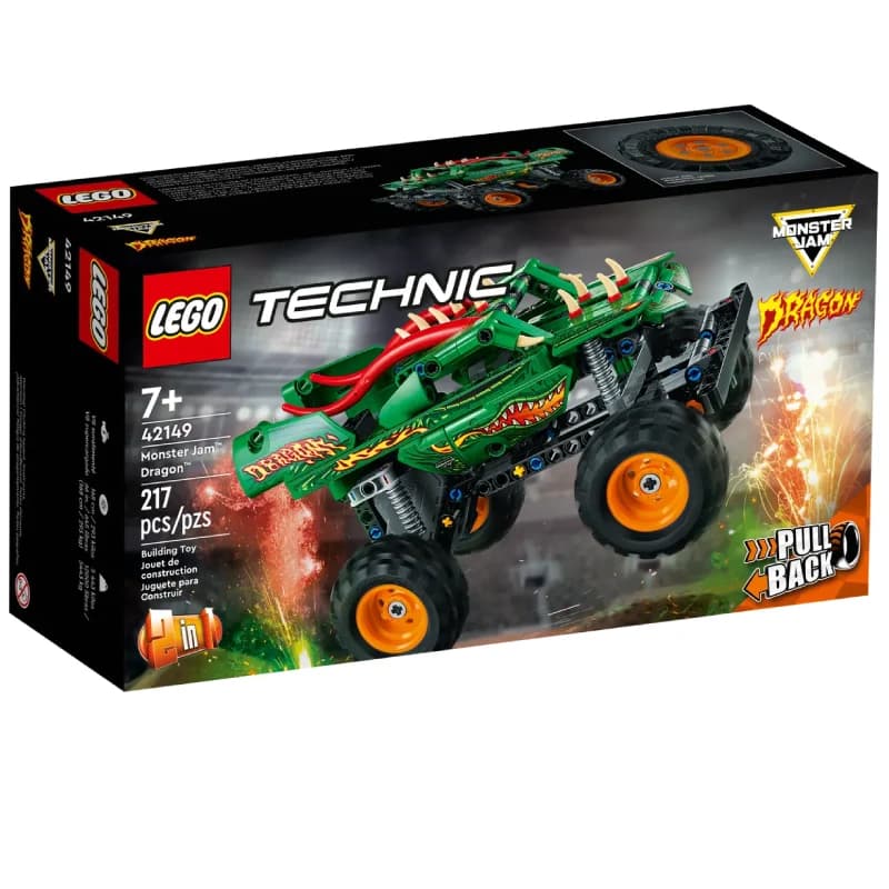 لگو Monster Jam™ Dragon™ سری تکنیک کد 42149 — تصویر ۳
