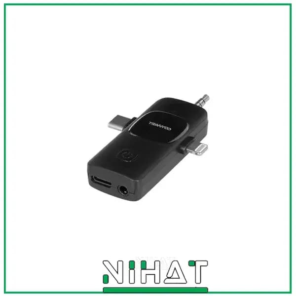 میکروفن بی سیم ترانیو TRANYOO مدل T-MC21 — تصویر ۲