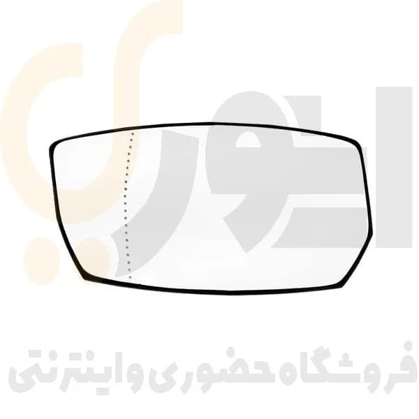 شیشه آینه با کفه چپ دنا و سورن (L) بدون گرمکن کوژ آبگین مبین