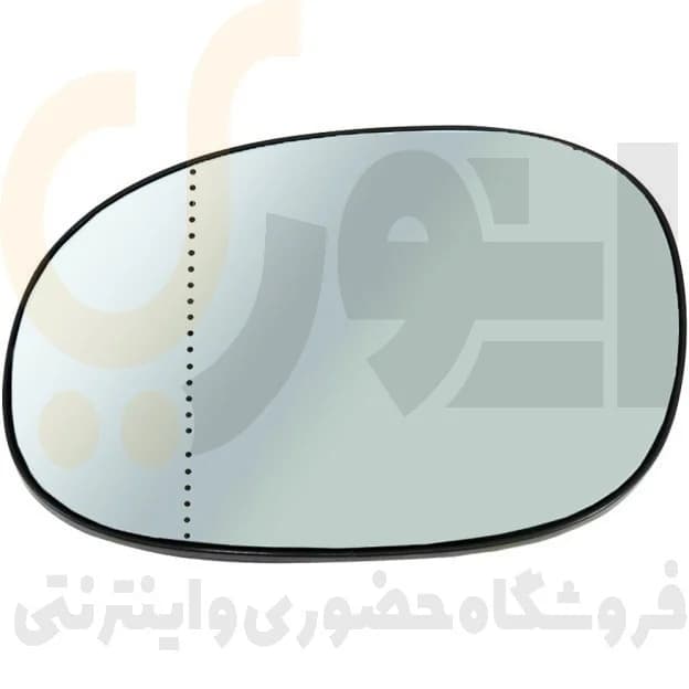 شیشه آینه با کفه چپ پژو 206 (L) بدون گرمکن کوژ آبگین مبین