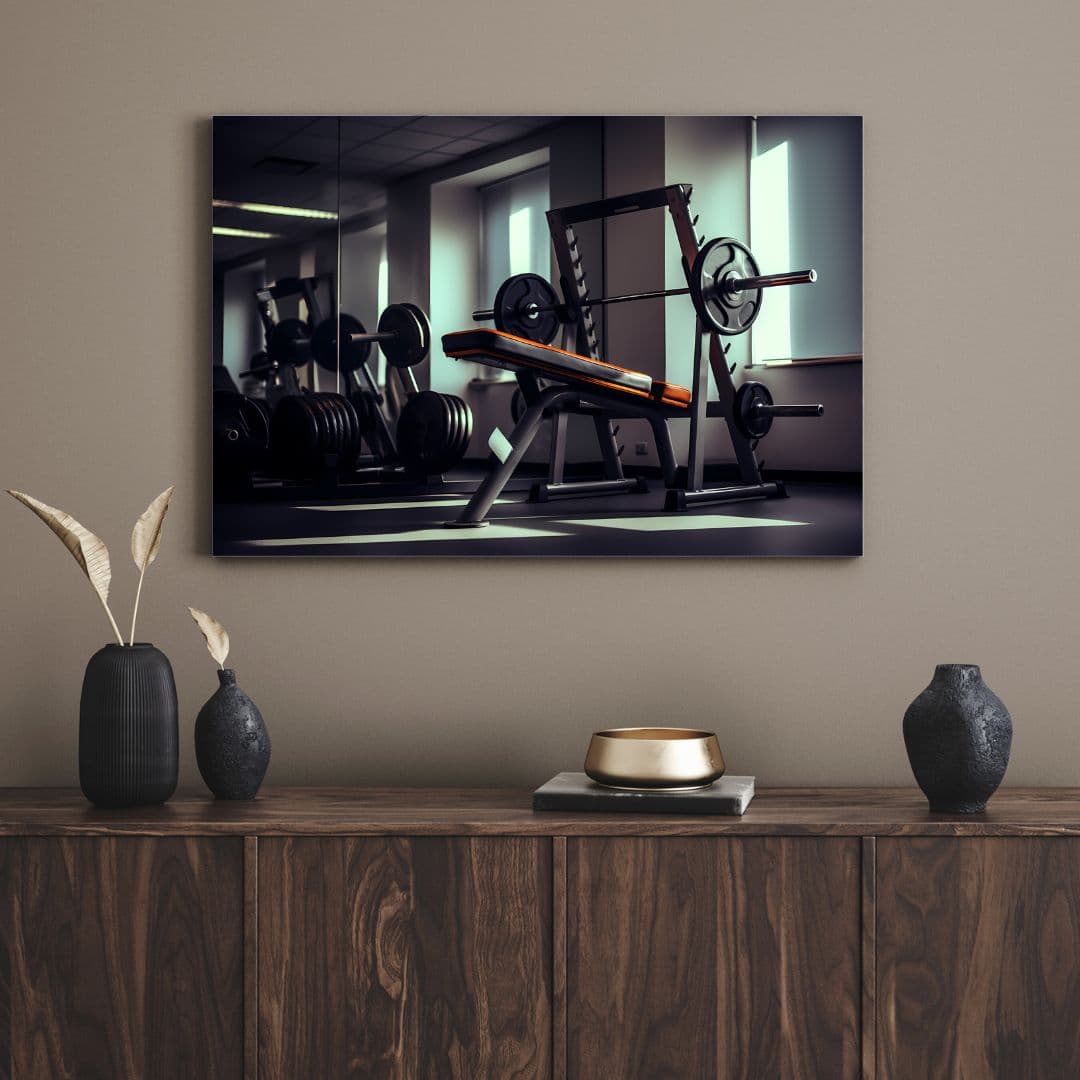 تابلو وزنه باشگاه weight club — تصویر ۳