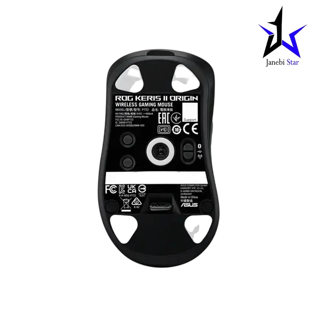 موس گیمینگ Asus مدل P722 ROG KERIS II ORIGIN — تصویر ۳