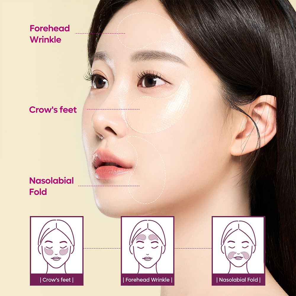 پچ زیر چشم آبرسان روشن کننده و ضدچروک دکتر ملاکسین Dr. Melaxin Cemenrete Calcium Volume Eye Patch مناسب انواع پوست حجم 60 عدد پد — تصویر ۵