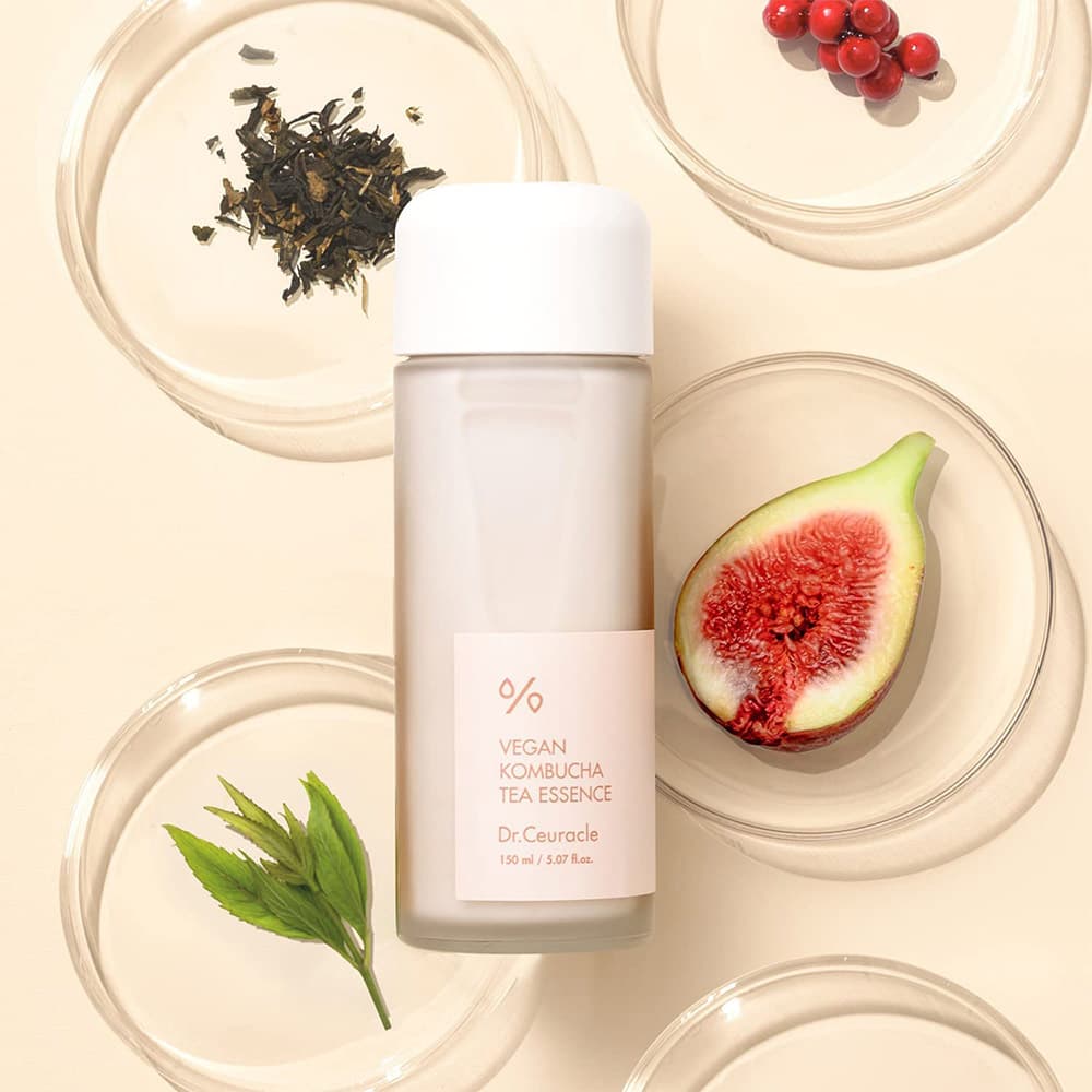 ست آبرسان استارتر چای کامبوجا دکتر سراکل Dr.Ceuracle Vegan Kombucha Beginning Set مناسب برای پوستهای کمآب، خسته یا کدر حجم 30 میلی لیتر 50 میلی لیتر — تصویر ۴