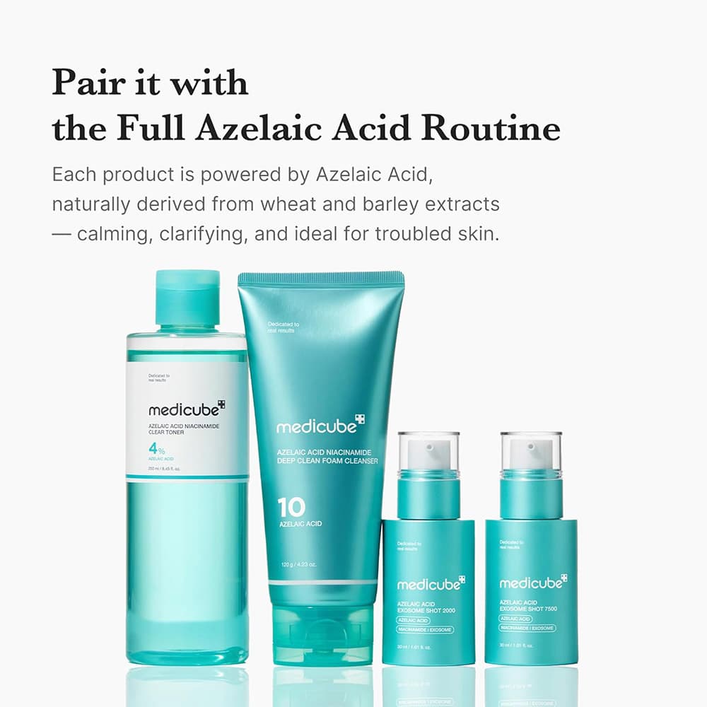 تونر ضد التهاب و روشن کننده پوست آزلائیک اسید و نیاسینامید مدیکیوب Medicube Azelaic Acid Niacinamide Toner حجم 250 میلی لیتر — تصویر ۳