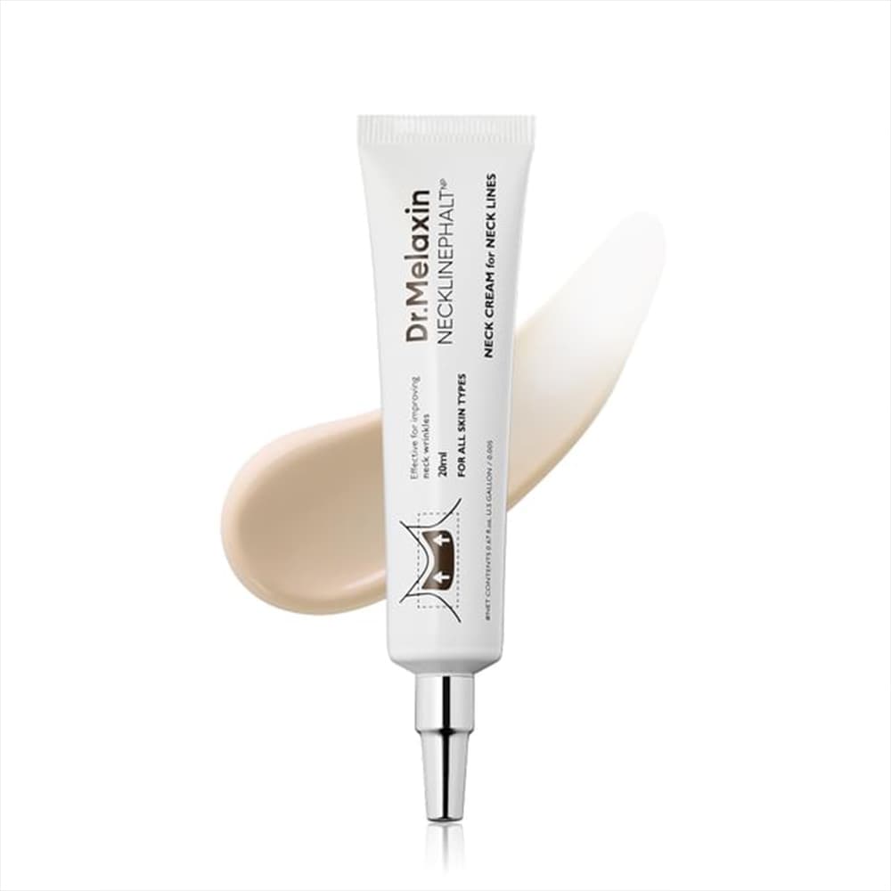 کرم ضد چروک و سفت کننده گردن دکتر ملاکسین Dr.Melaxin NECKLINEPHALT NECK CREAM مناسب انواع پوست حجم 20 میلی لیتر
