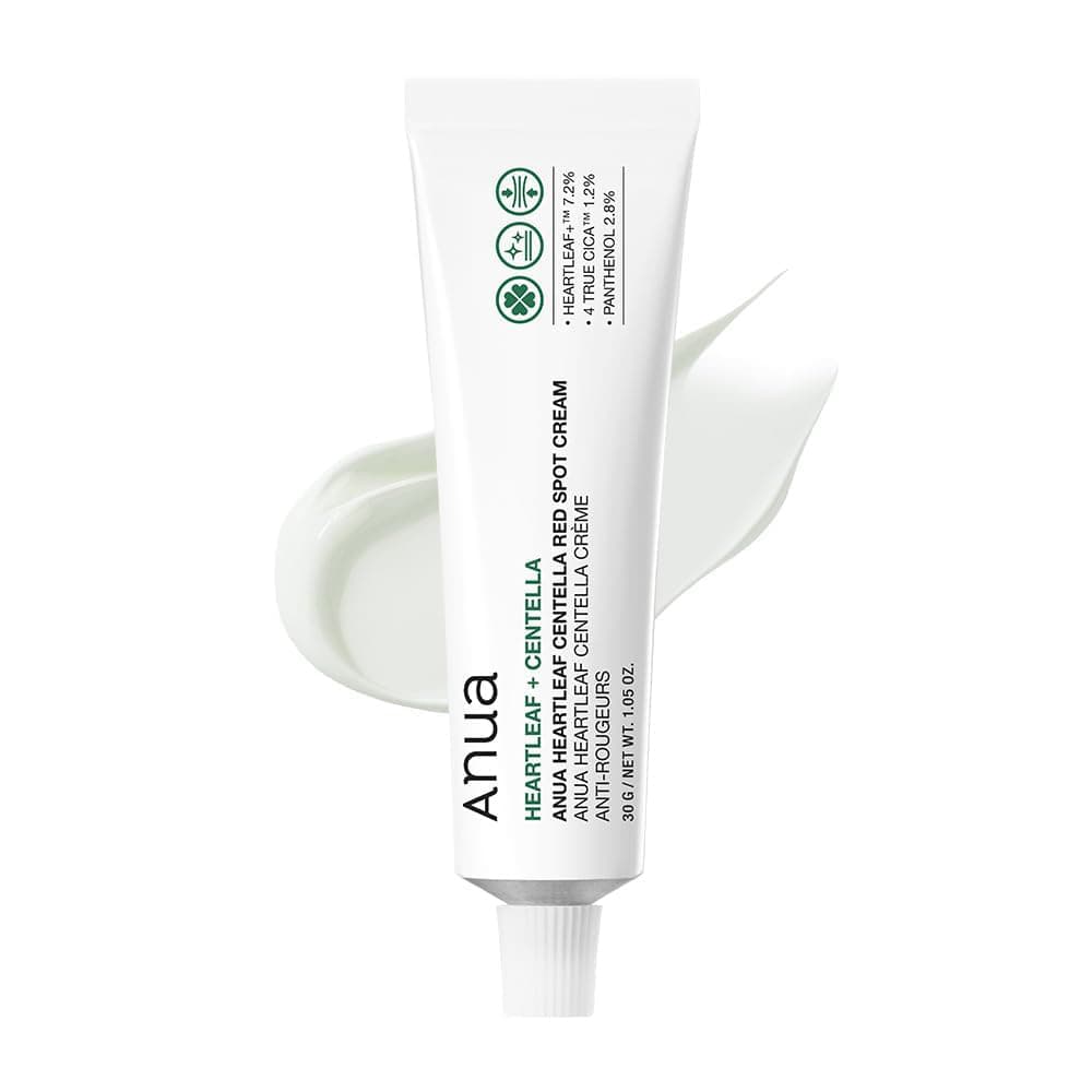 کرم ضد جوش و تسکین دهنده هارتلیف + سنتلا آنوا ANUA HEARTLEAF + CENTELLA RED SPOT CREAM مناسب انواع پوست حجم 30 گرم