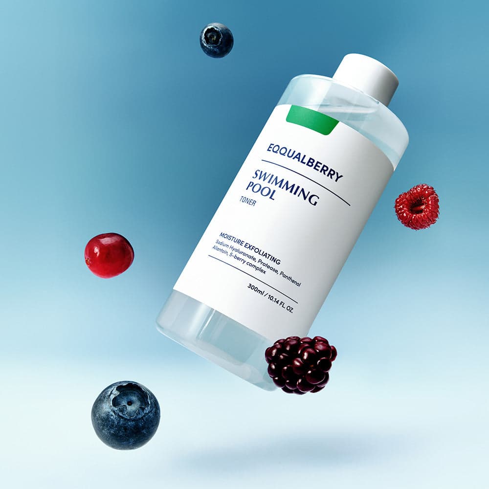 تونر اکوال بری Eqqualberry مدل swimming pool آبرسان و تسکین دهنده Eqqualberry Swimming Pool Daily Facial Toner مناسب انواع پوست حجم 300 میلی لیتر — تصویر ۲