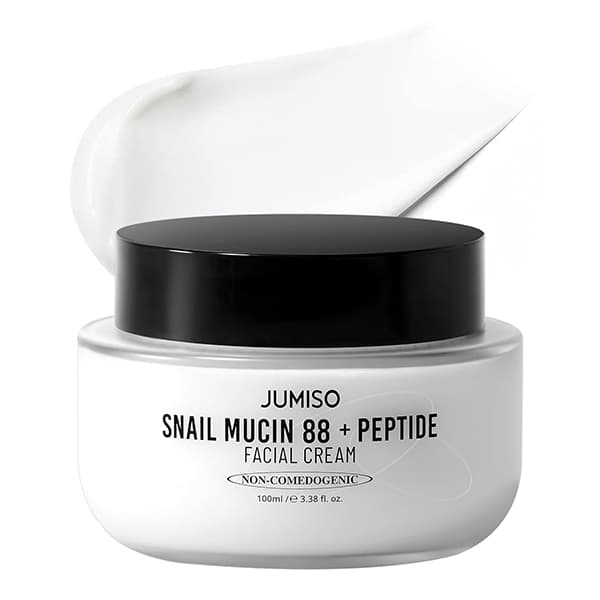 کرم آبرسان پپتاید و حلزون جومیسو Jumiso Snail Mucin 88 + Peptide Facial Cream مناسب انواع پوست به خصوص حساس و مستعد جوش حجم 100 میلی لیتر — تصویر ۴