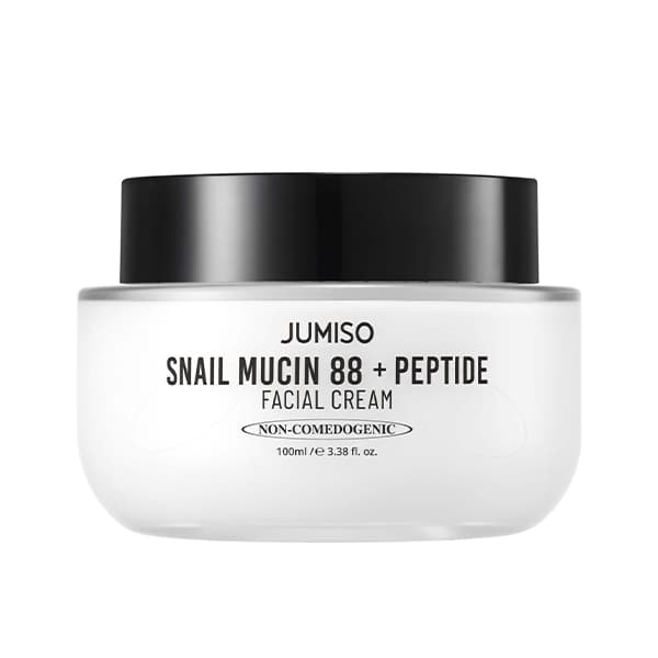 کرم آبرسان پپتاید و حلزون جومیسو Jumiso Snail Mucin 88 + Peptide Facial Cream مناسب انواع پوست به خصوص حساس و مستعد جوش حجم 100 میلی لیتر